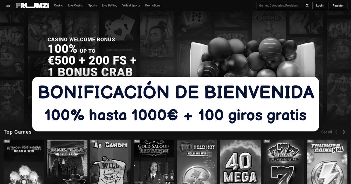 Frumzi Casino banner